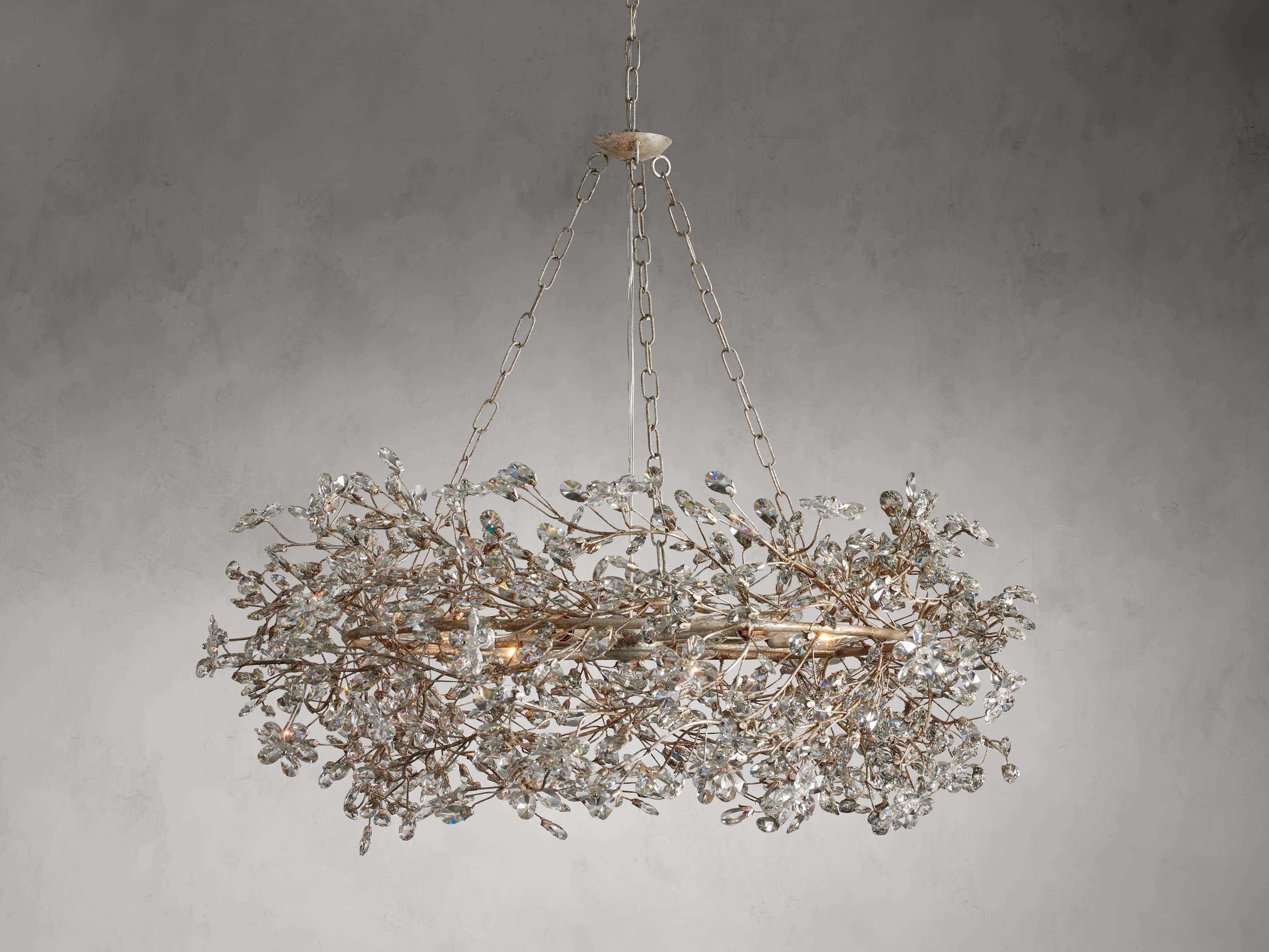 Fiore Crown Chandelier 39" 48" 60"