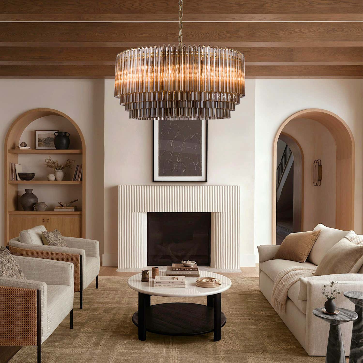 Amaro Drum Chandelier 51.2″