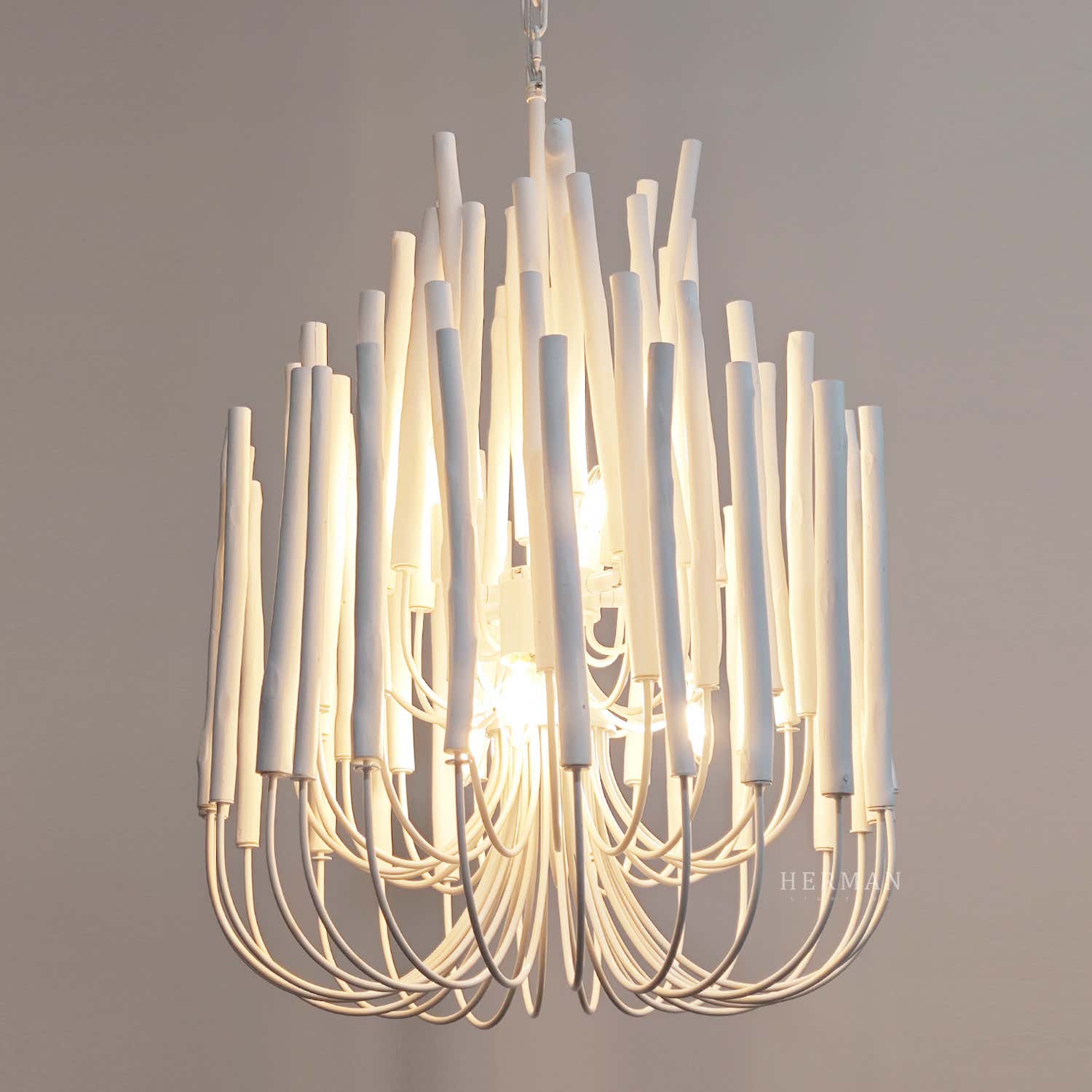 Tilda Alabaster Chandelier  21" 36"