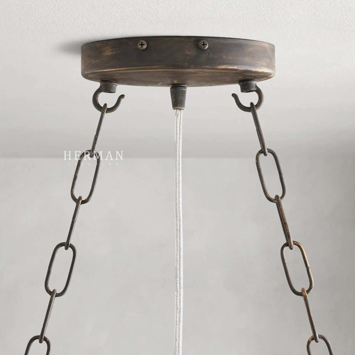 Fiore Colored Oval Chandelier 62" 74"