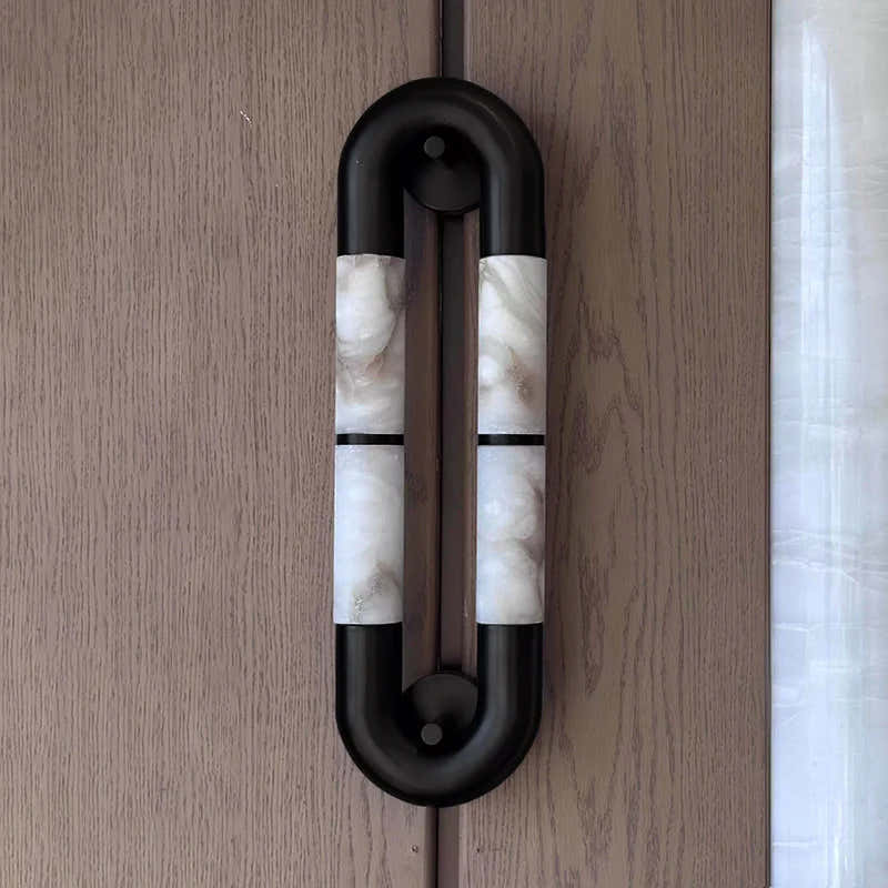 Alabaster Tube Wall Sconce