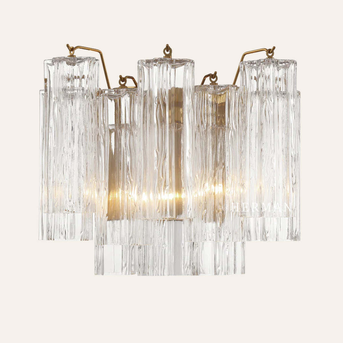 Addis Murano Glass Wall Light 14''W