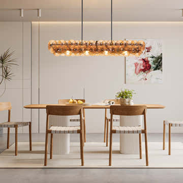 Loren Linear Glass Chandelier
