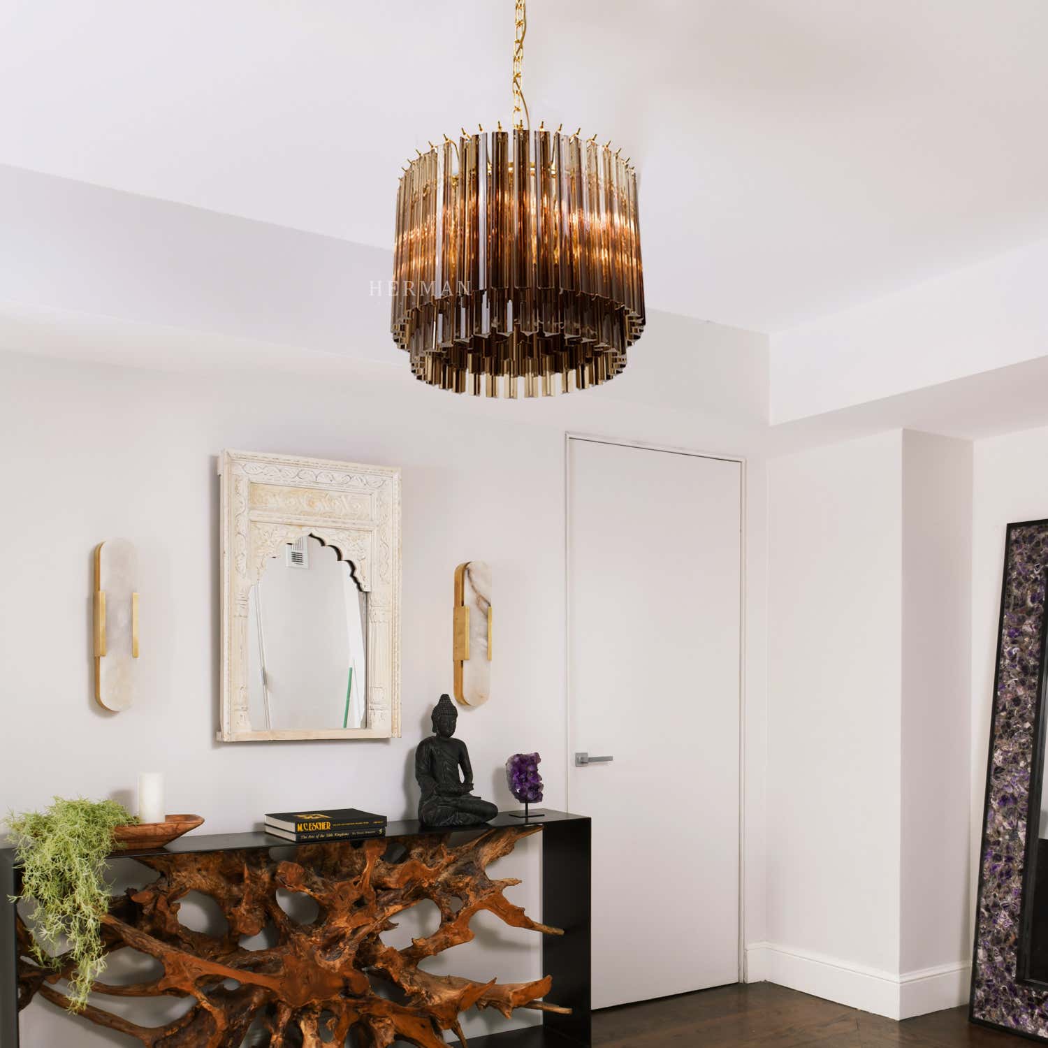 Amaro Drum Chandelier 17.72"