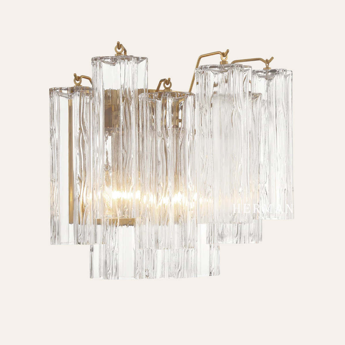 Addis Murano Glass Wall Light 14''W