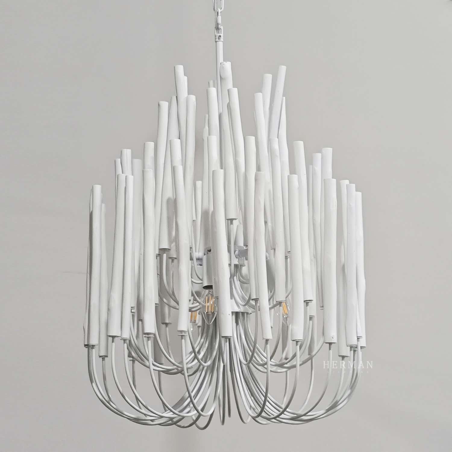 Tilda Alabaster Chandelier  21" 36"