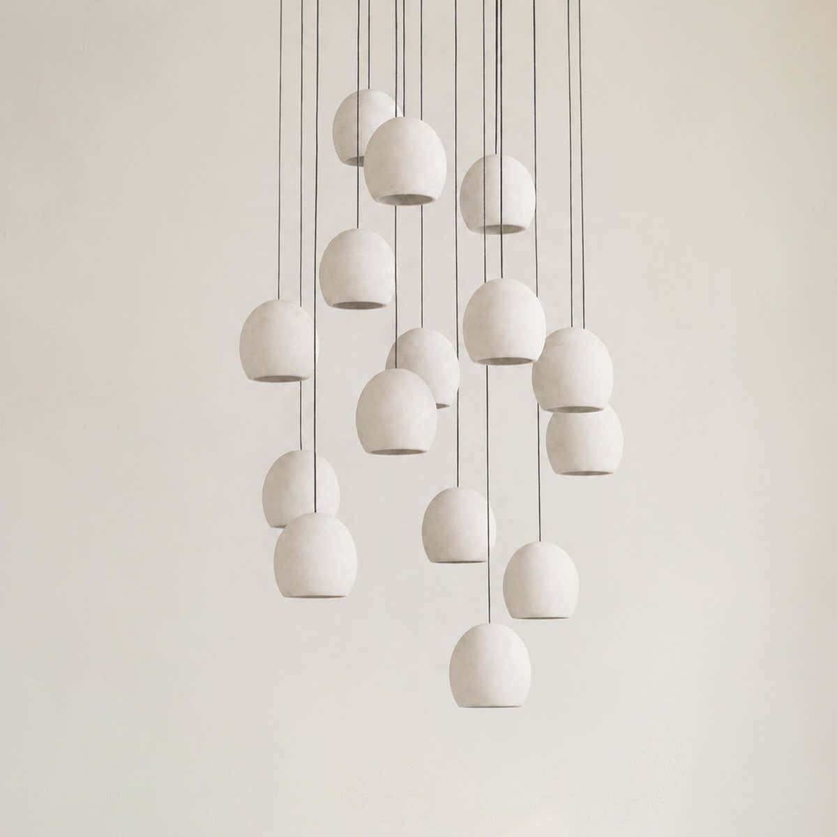 Arica Alabaster Round Chandelier