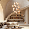 Alabaster Maeva Round Chandelier 13'' 21'' 36''