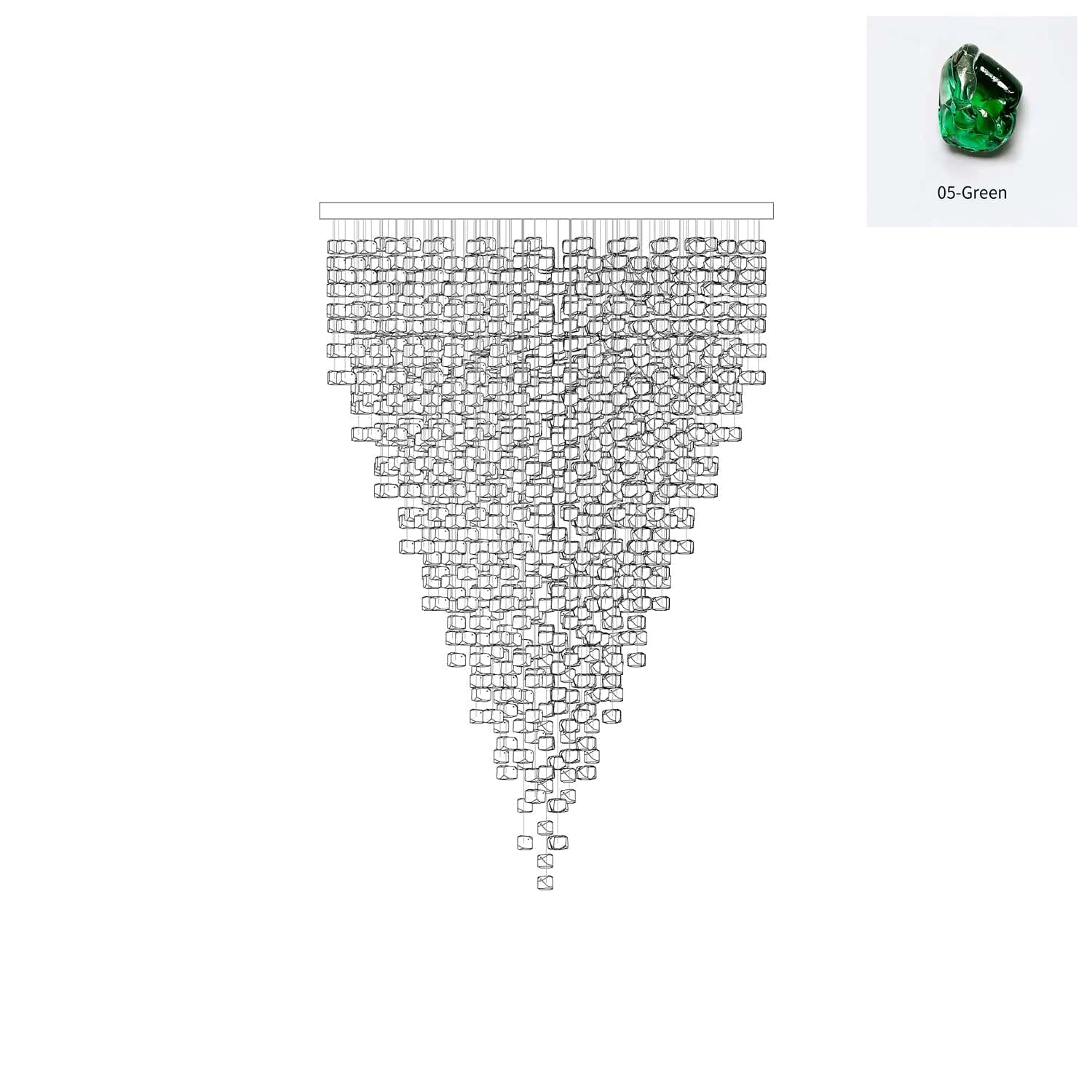 Crystal Stone Chandelier