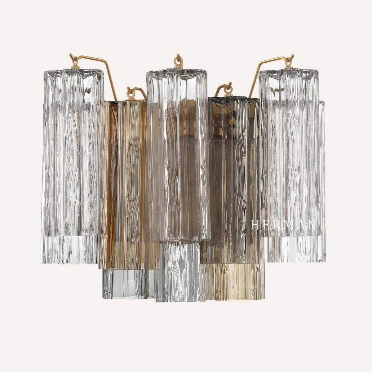 Addis Murano Glass Wall Light 14''W