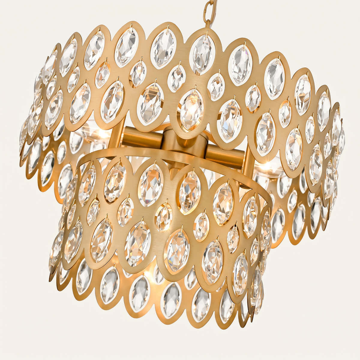 Deeley 5 Light 16" Wide Crystal Pendant