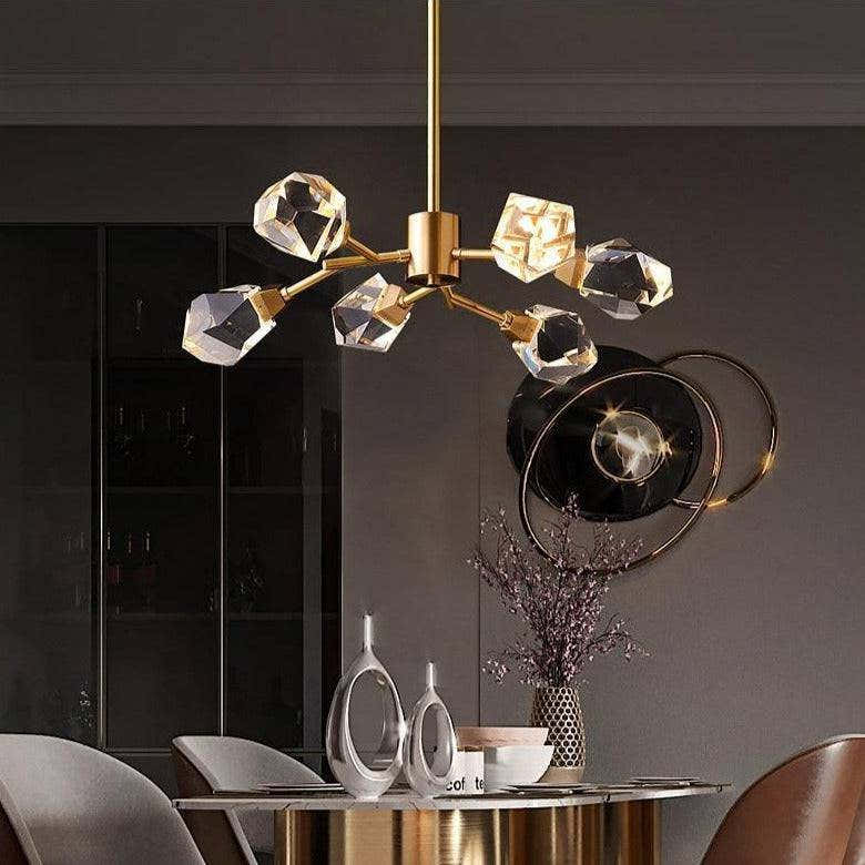 Eve Branch Crystal Chandelier 6-Light