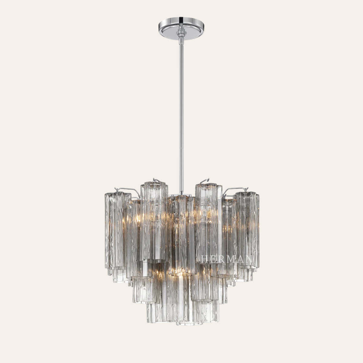 Addis Murano Glass Chandelier 17.8" 19.8" 22" 26.8" 32''D