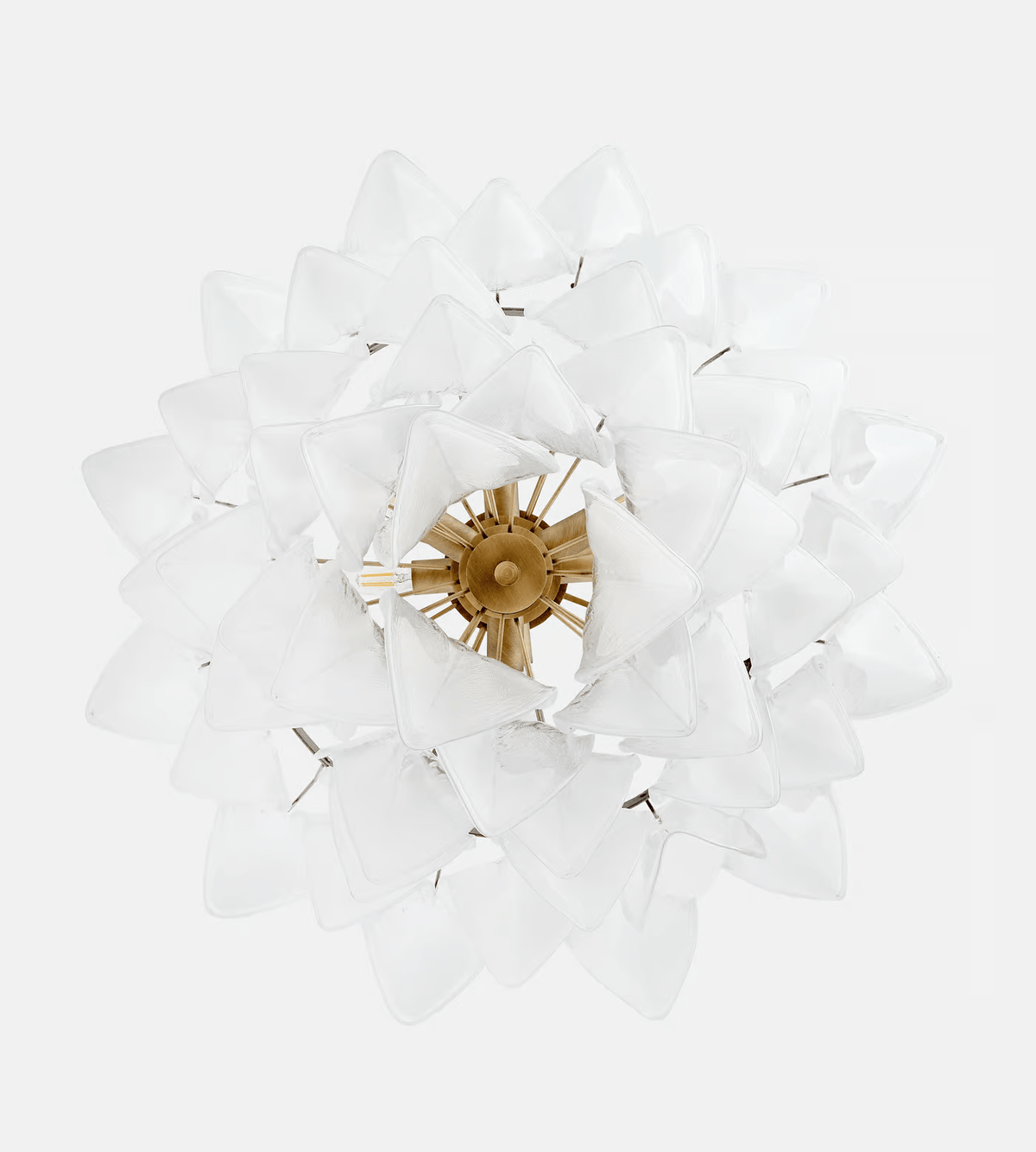 Lunara White Murano Chandelier