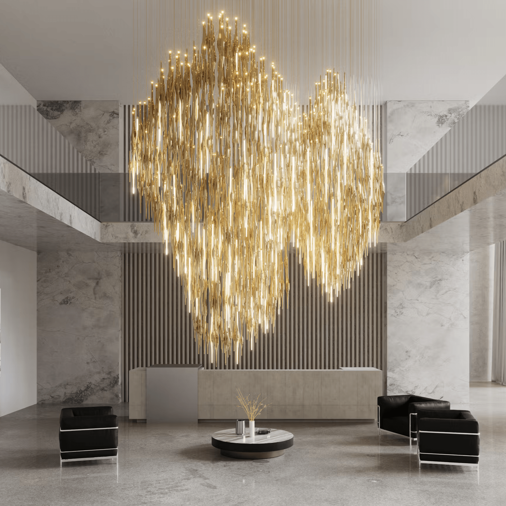 Vitara Glass Drop Customize Chandelier