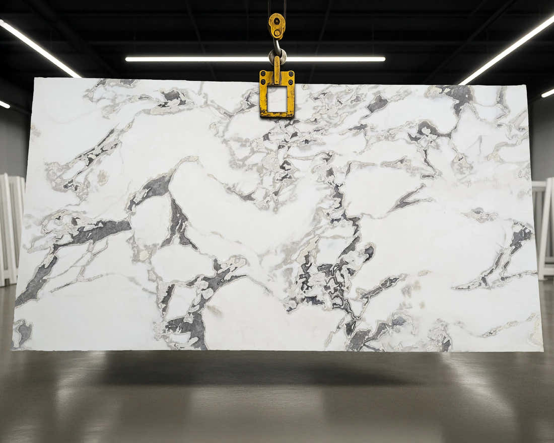 Dover White Marble Slab