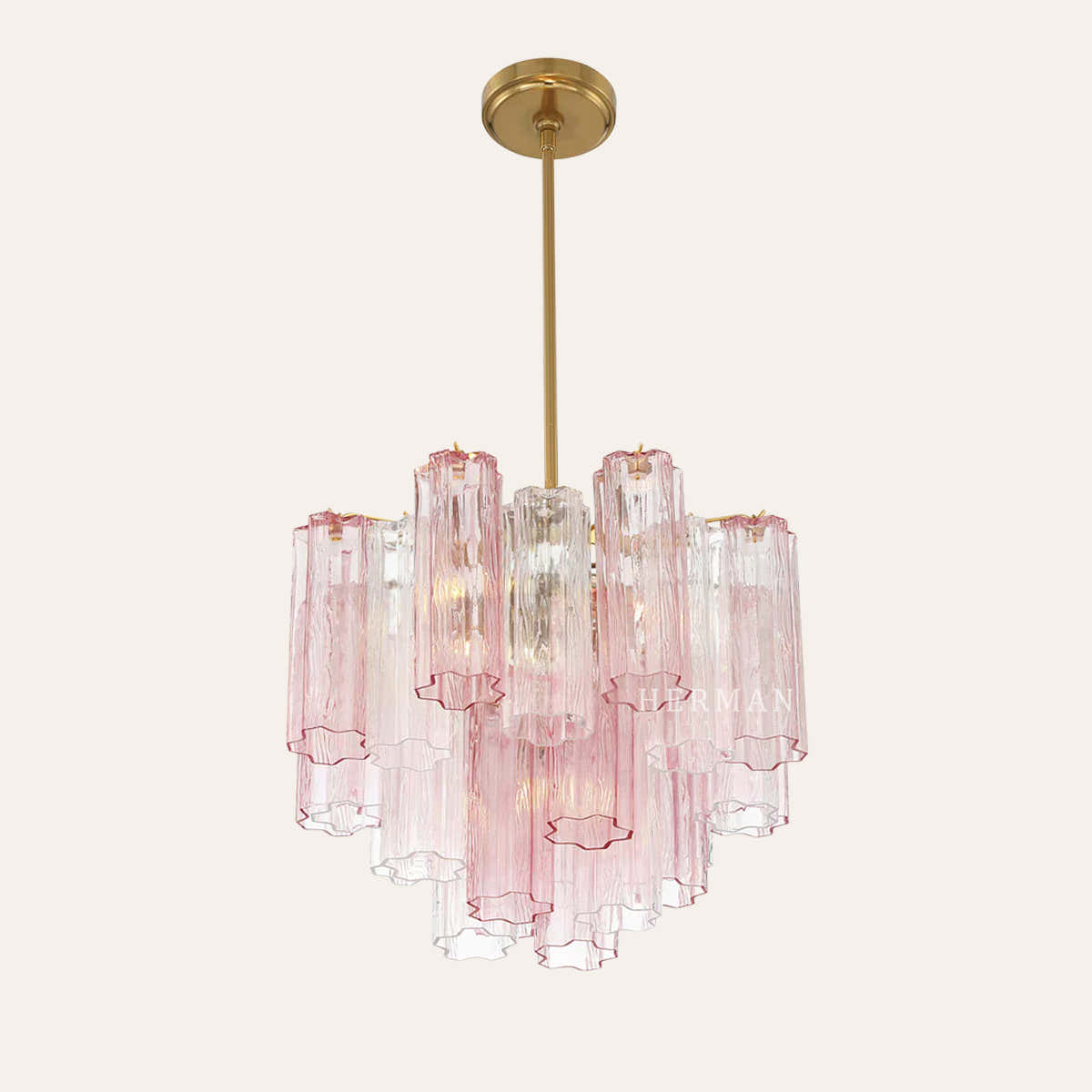 Addis Murano Glass Chandelier 17.8" 19.8" 22" 26.8" 32''D