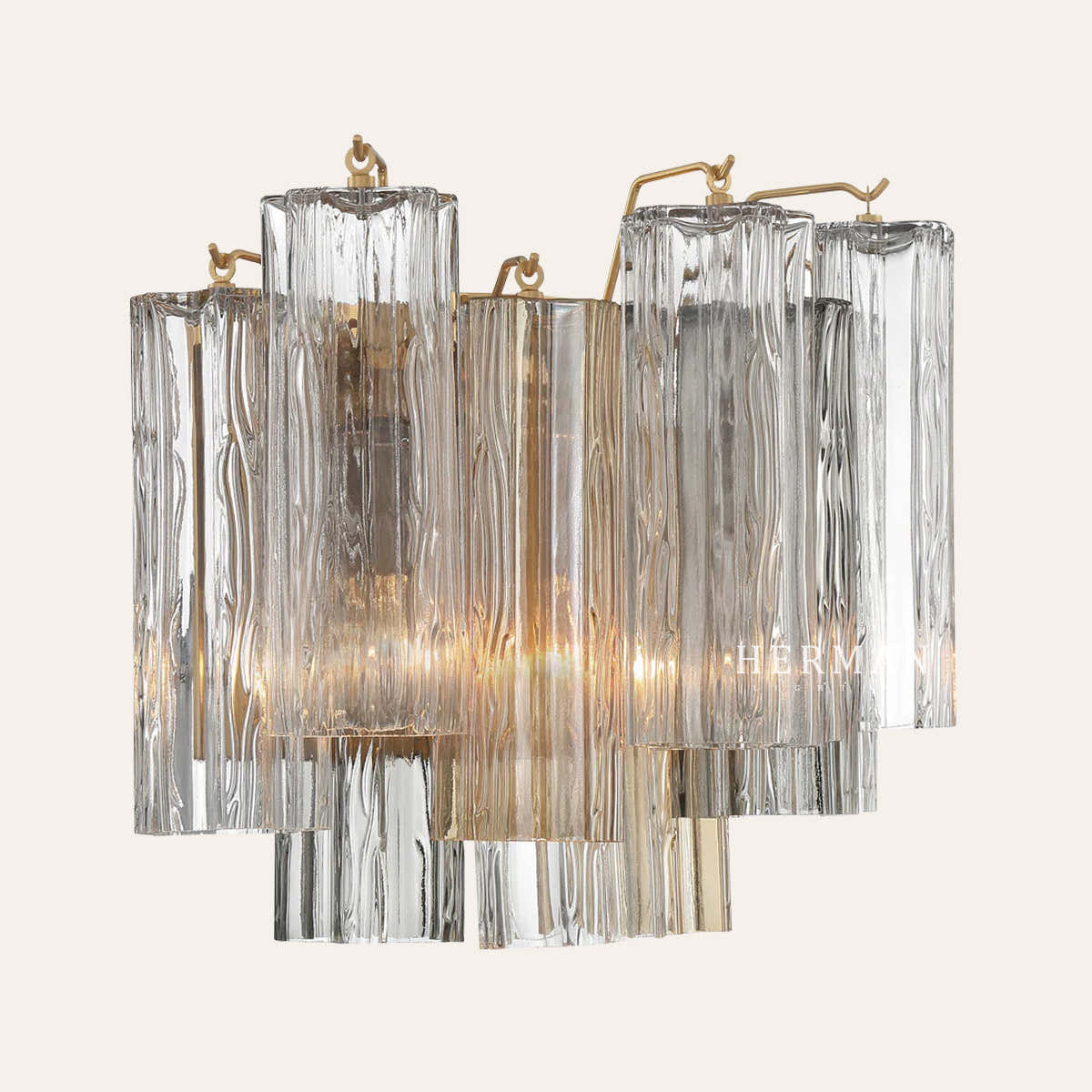 Addis Murano Glass Wall Light 14''W