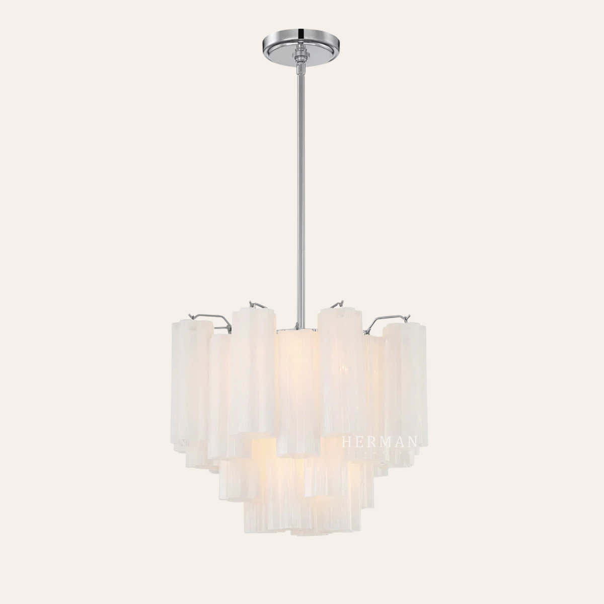 Addis Murano Glass Chandelier 17.8" 19.8" 22" 26.8" 32''D