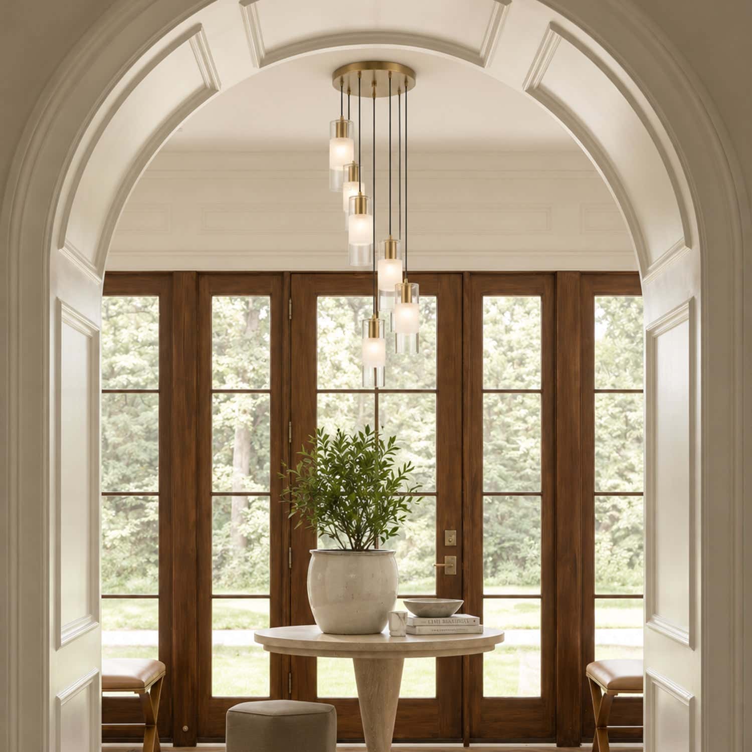 Leton  7 Light 18" Wide Chandelier