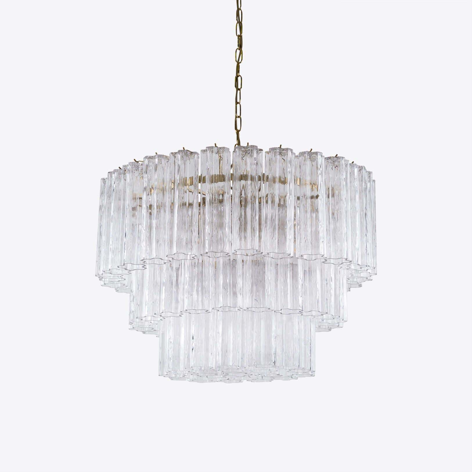Medium Treviso Murano Chandelier 28"
