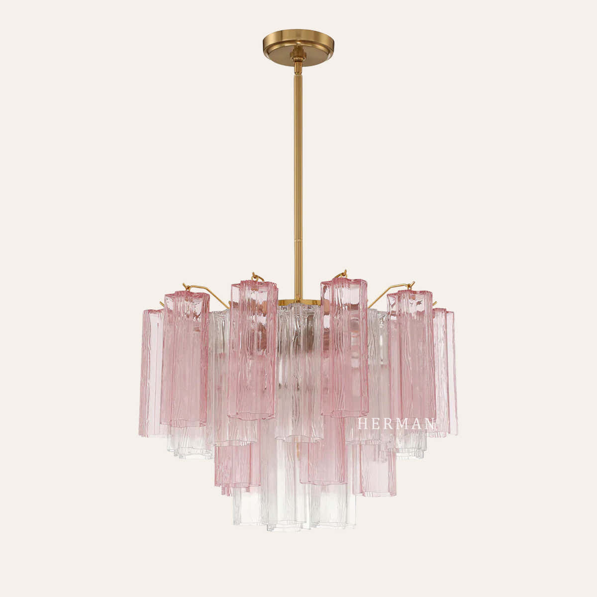 Addis Murano Glass Chandelier 17.8" 19.8" 22" 26.8" 32''D