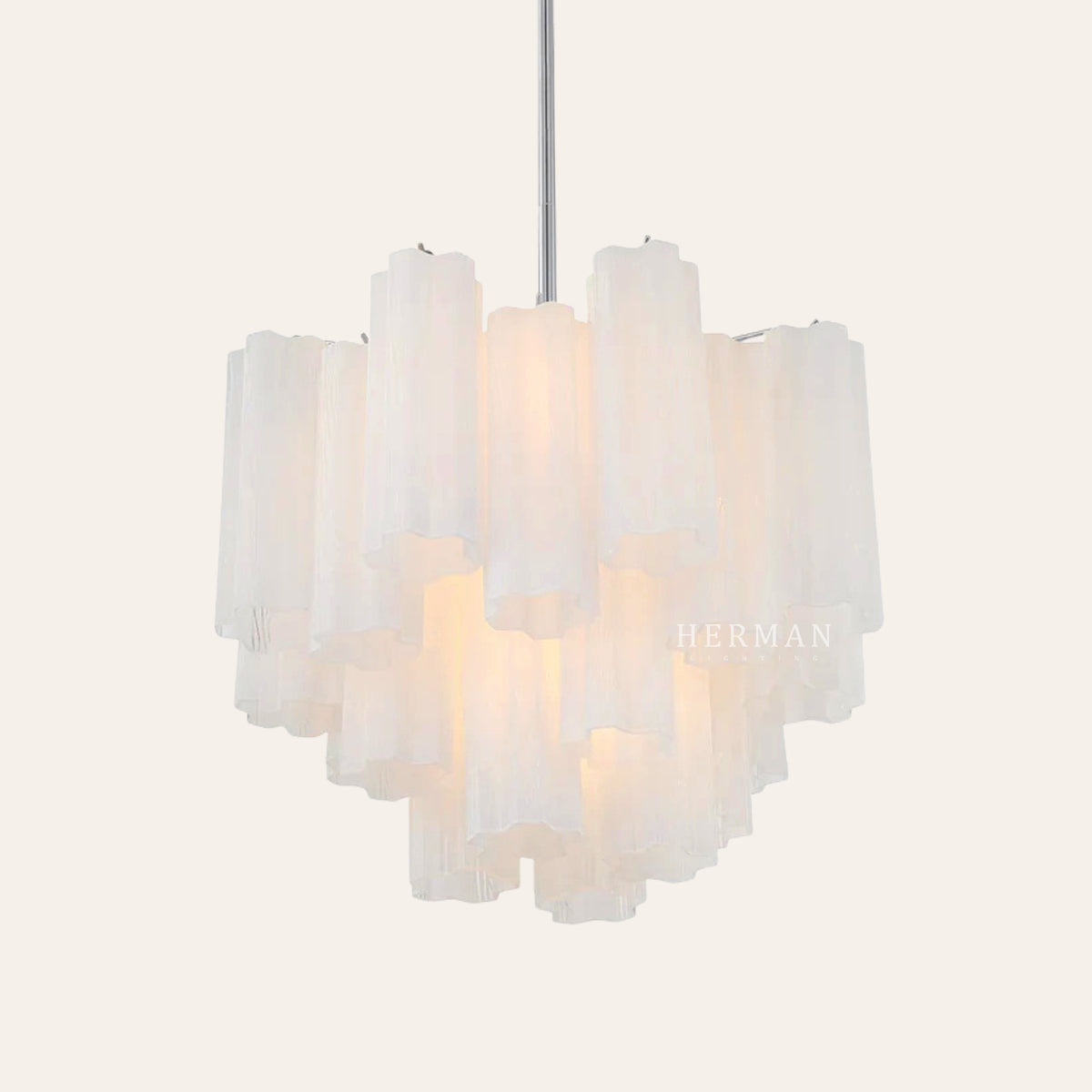 Addis Murano Glass Chandelier 17.8" 19.8" 22" 26.8" 32''D