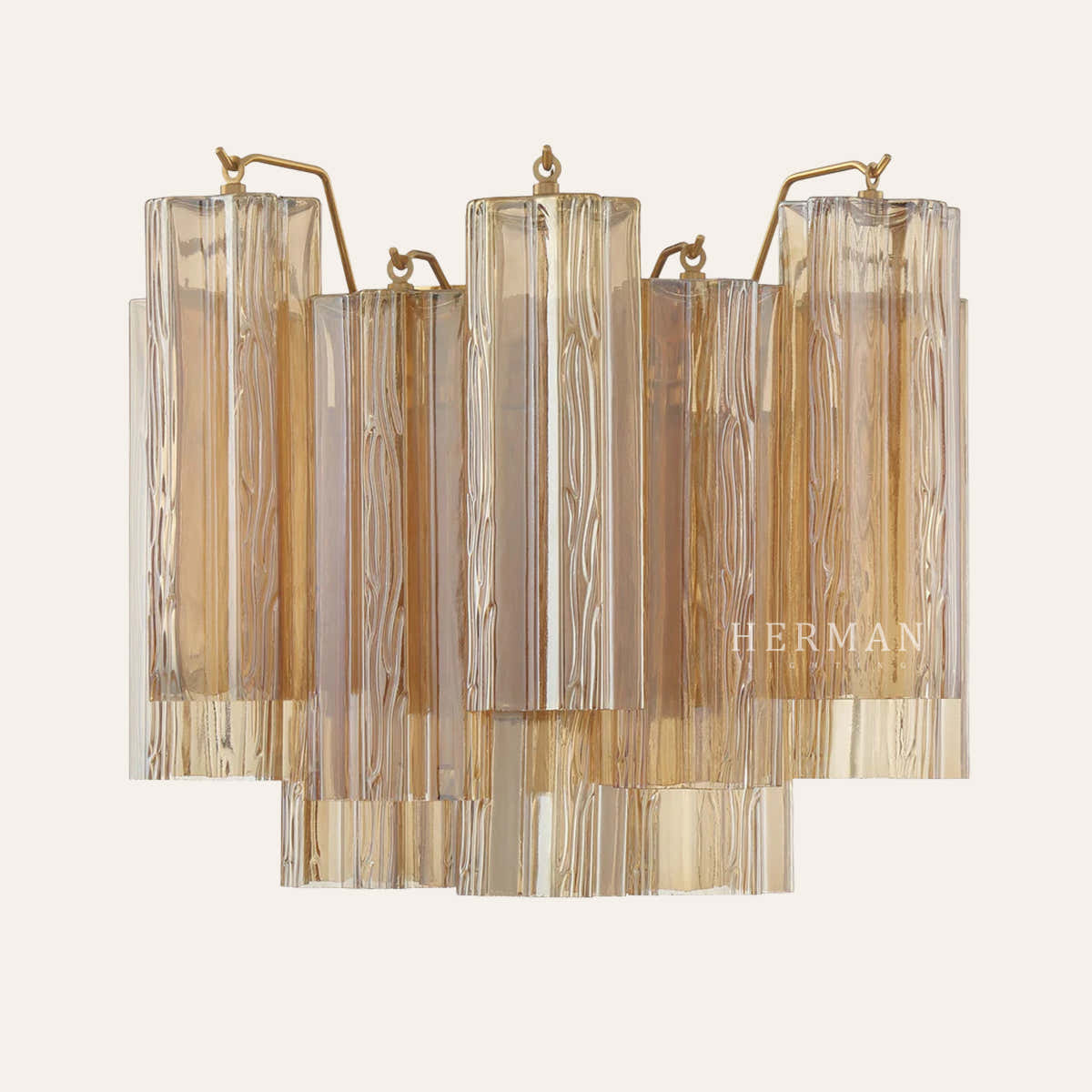 Addis Murano Glass Wall Light 14''W