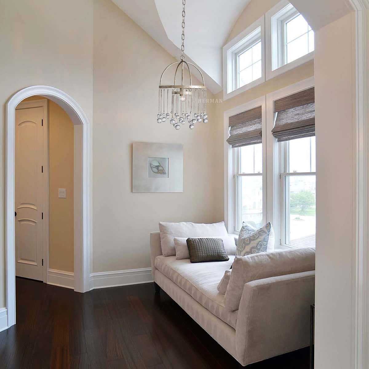 Aubrey Modern Crystal Ball Pendant Lamp