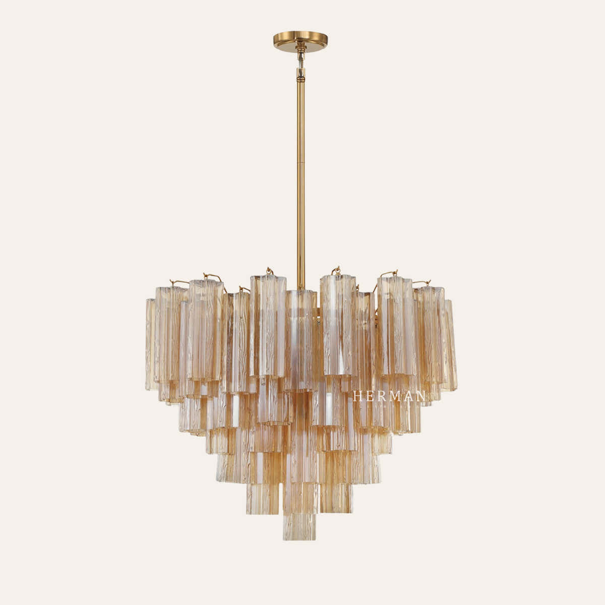Addis Murano Glass Chandelier 17.8" 19.8" 22" 26.8" 32''D