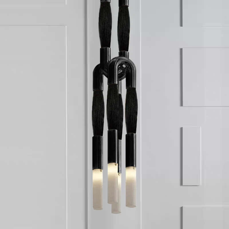 Heritage Horsehair 4-Light Pendant