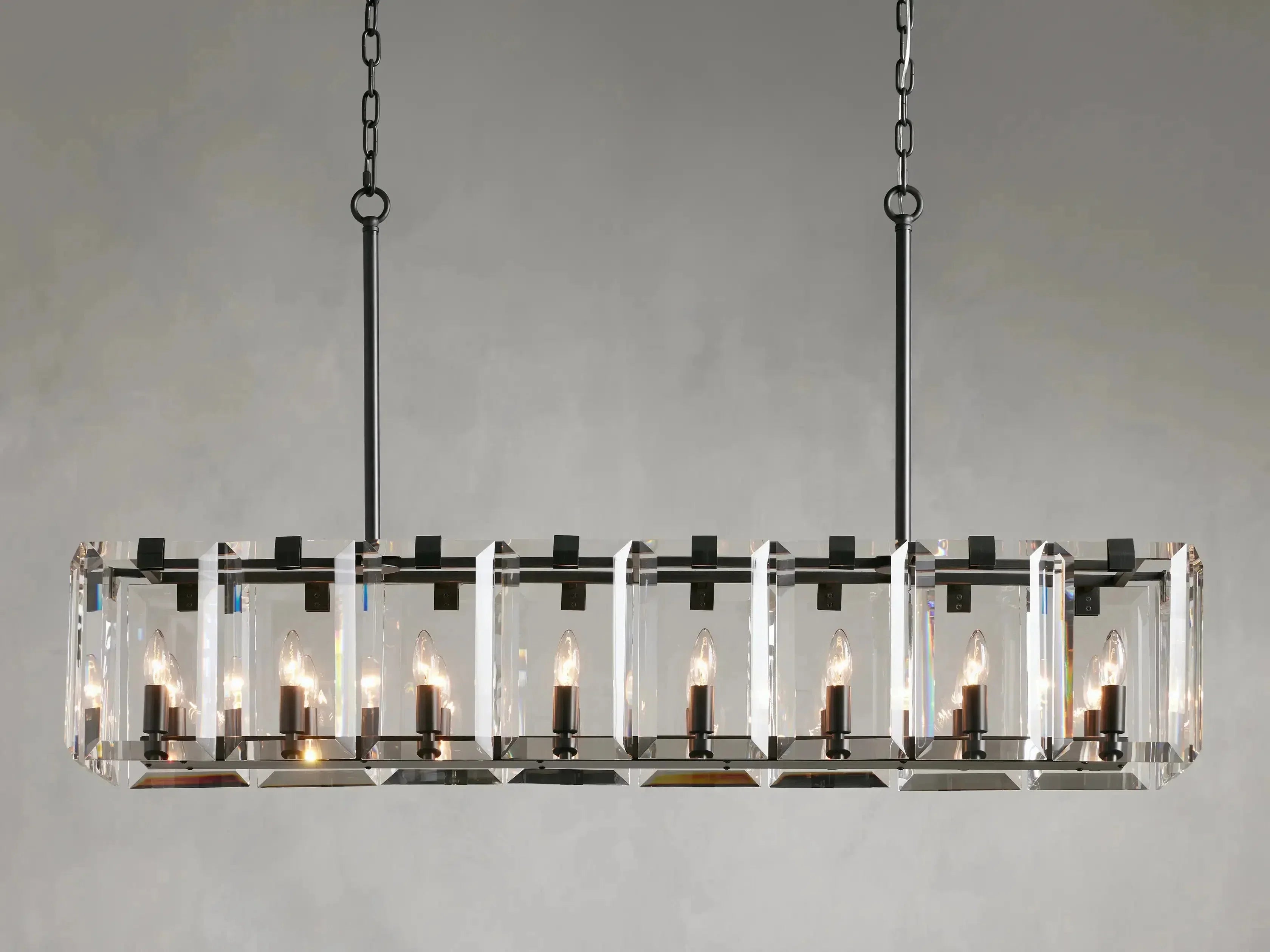 Amaya Rectangular Chandelier 40'' 53''