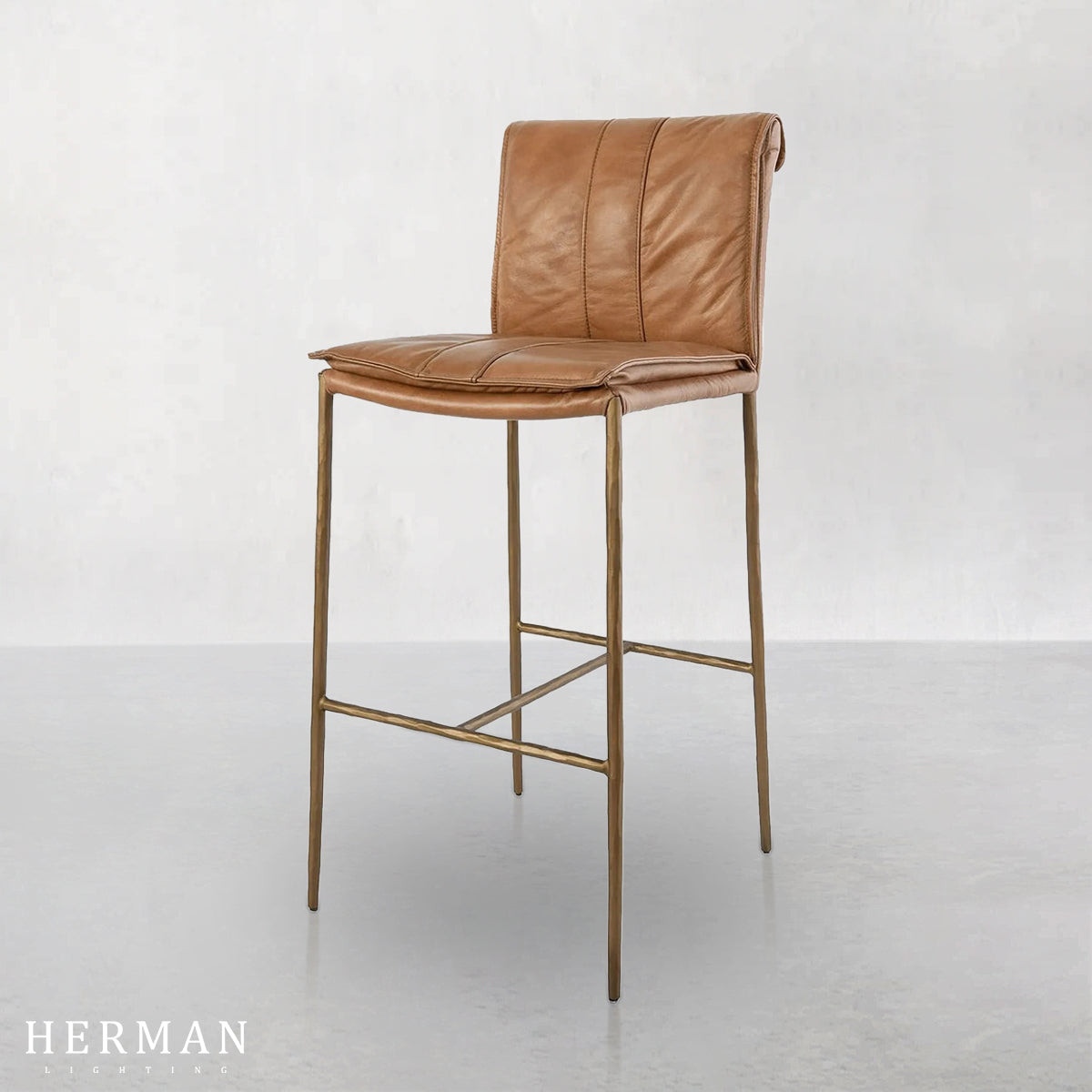 Eugina Leather Stool