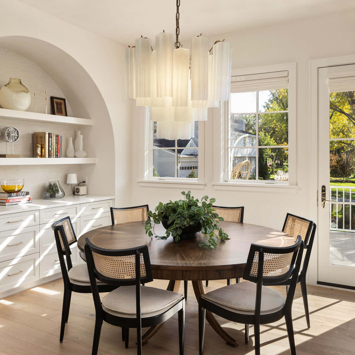 Murano Chandelier – 36 tubes – Matte white