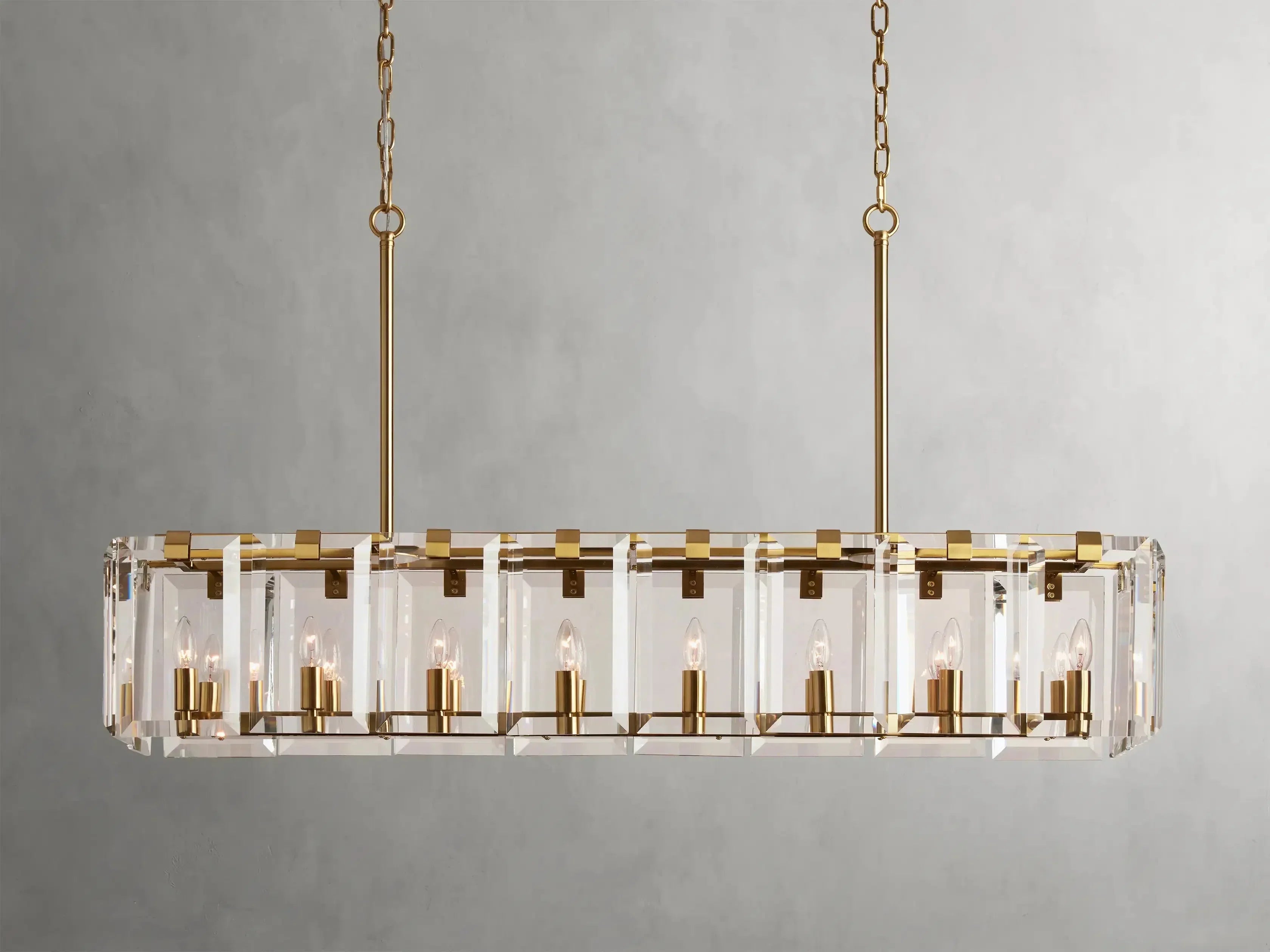 Amaya Rectangular Chandelier 40'' 53''