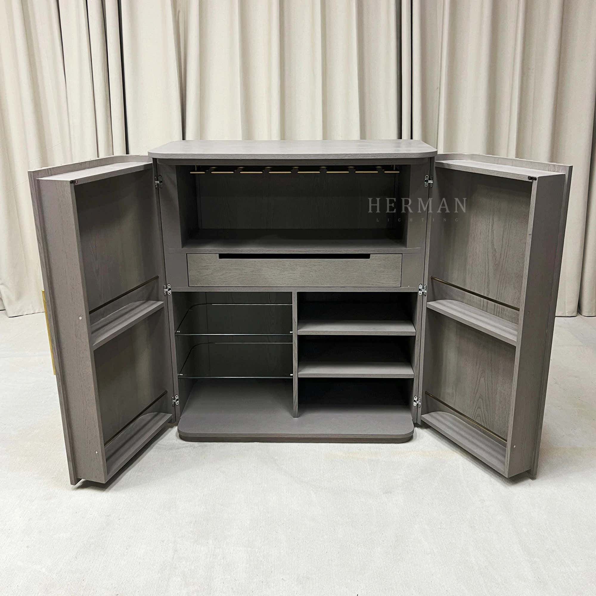 Arden Wood Bar Cabinet