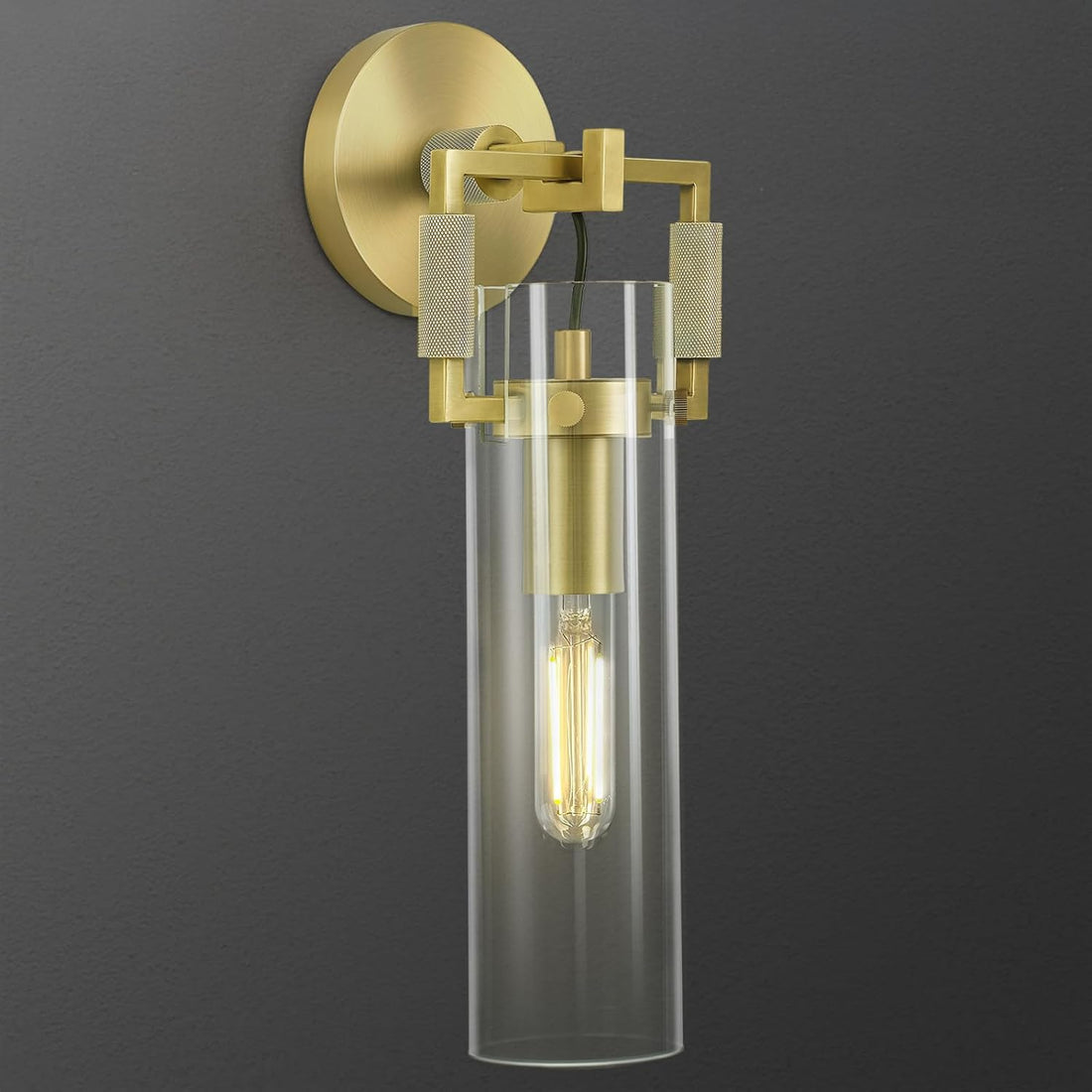 ‎PIOUTNF Modern Brass Wall Sconces