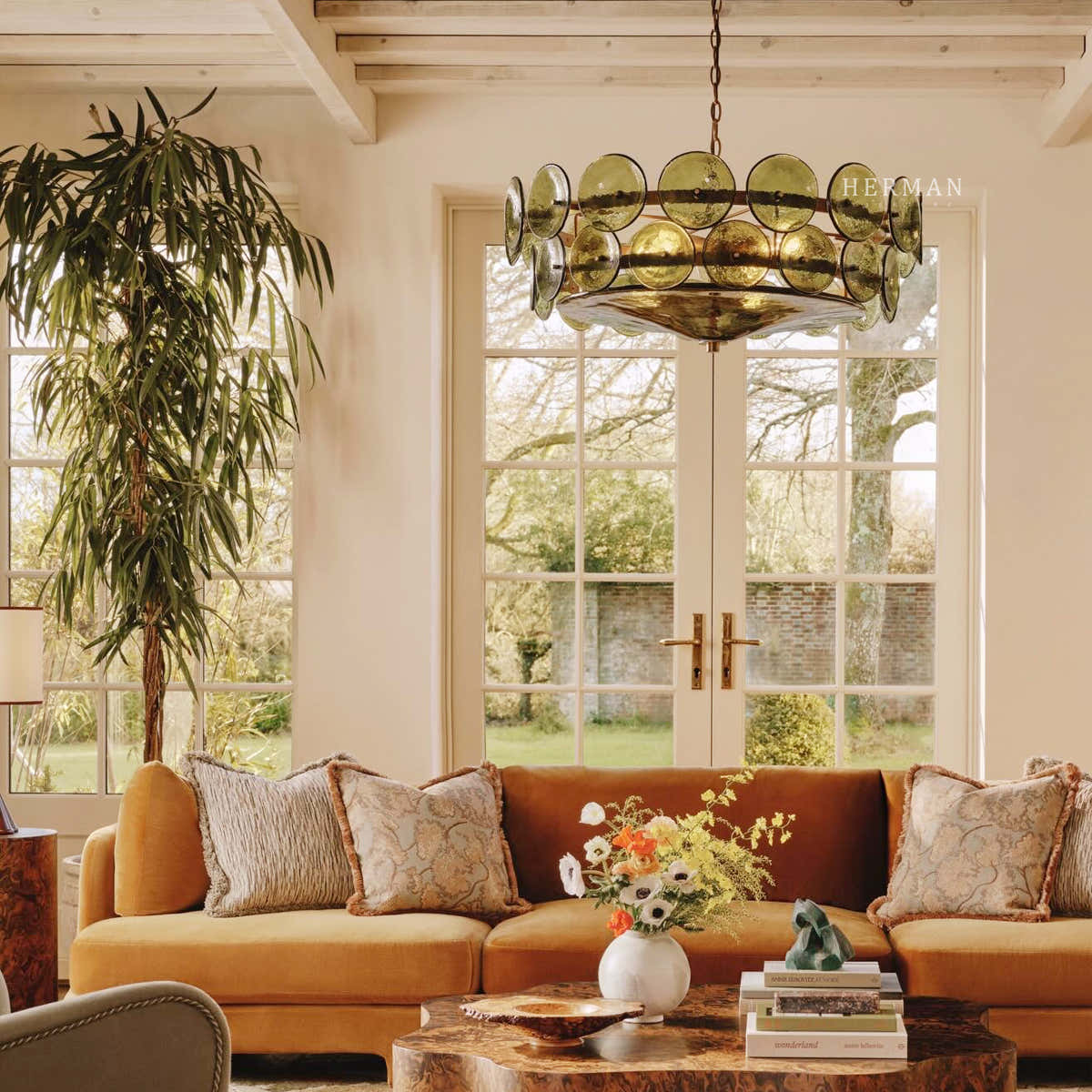 Solaris Disc Murano Chandelier
