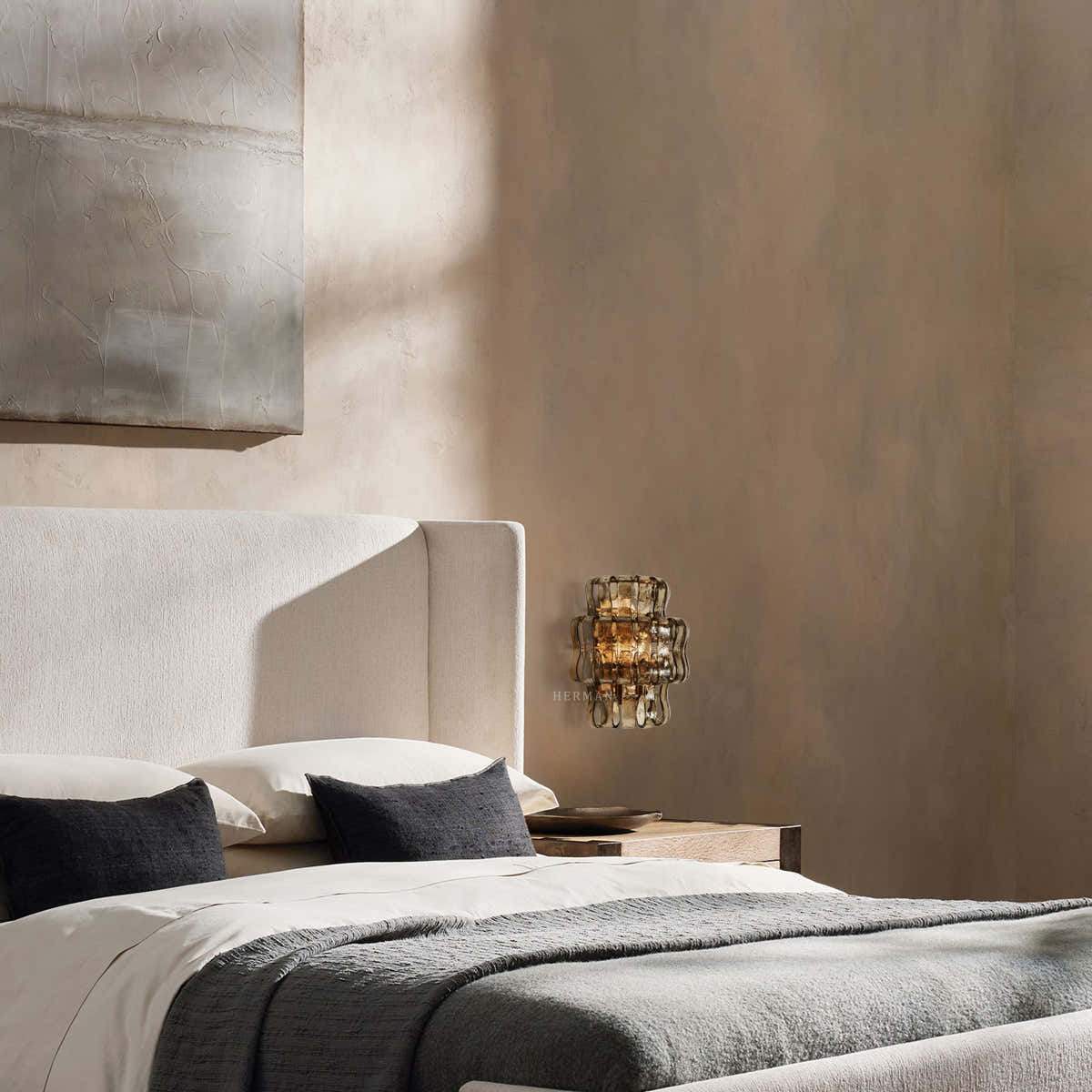 Amor Ghiaccio Glass Wall Sconce 12"