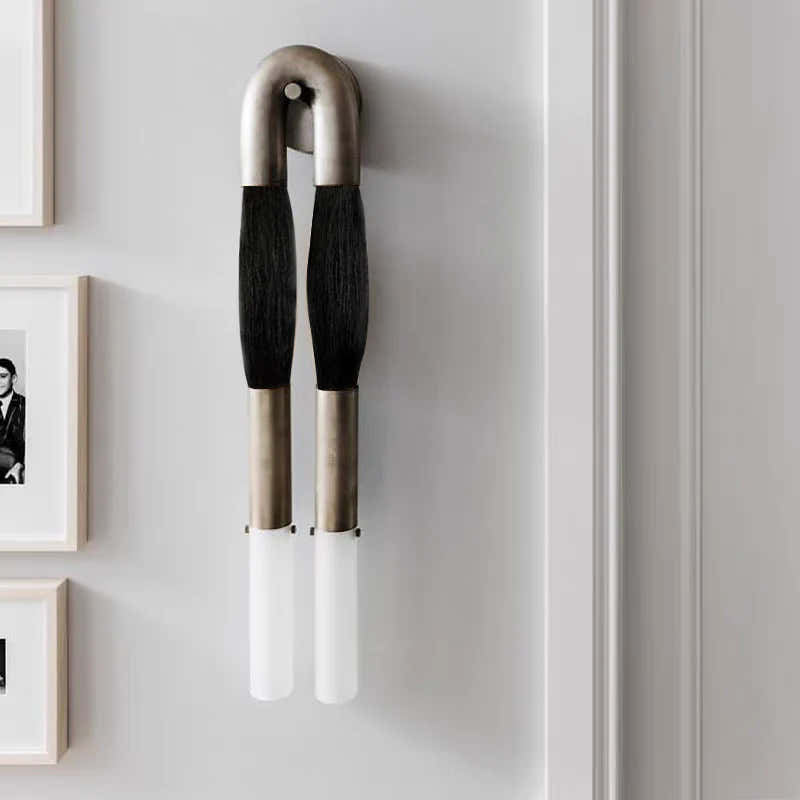 Double Head Antonia Horsehair Sconce