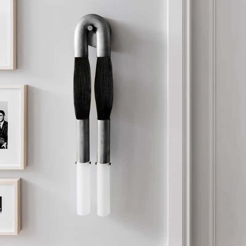 Double Head Antonia Horsehair Sconce