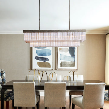 Adam Large Rectangular Chandelier