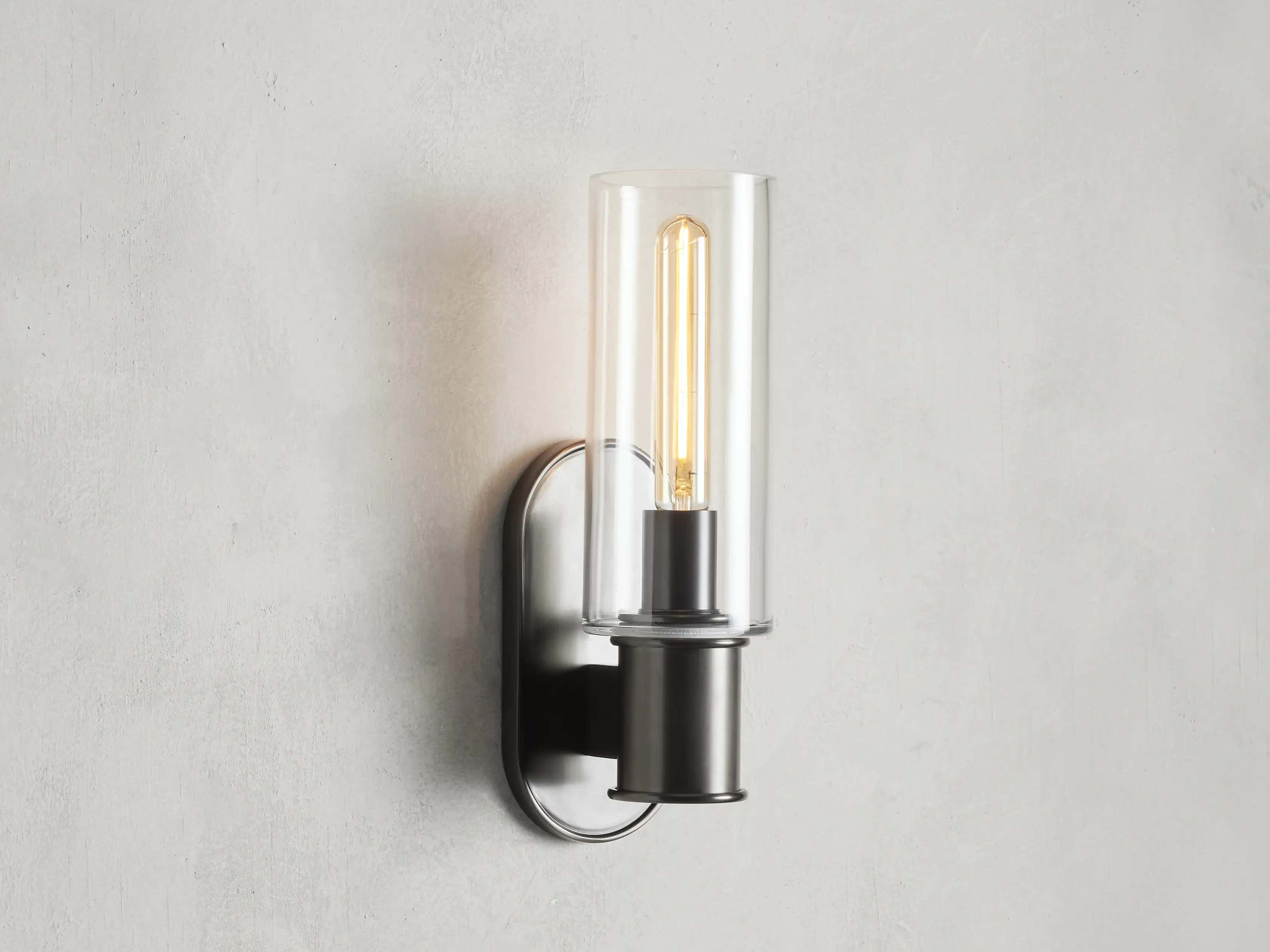 Harrlin Sconce in Clear Bronze