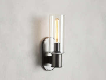 Harrlin Sconce in Clear Bronze