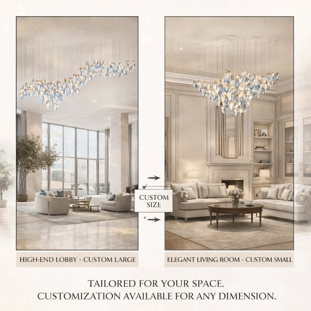 Ocean Drift Blown Glass Customize Chandelier