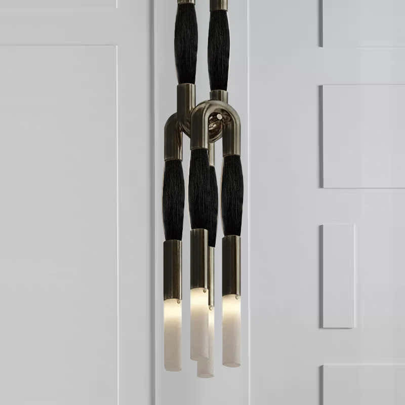 Heritage Horsehair 4-Light Pendant