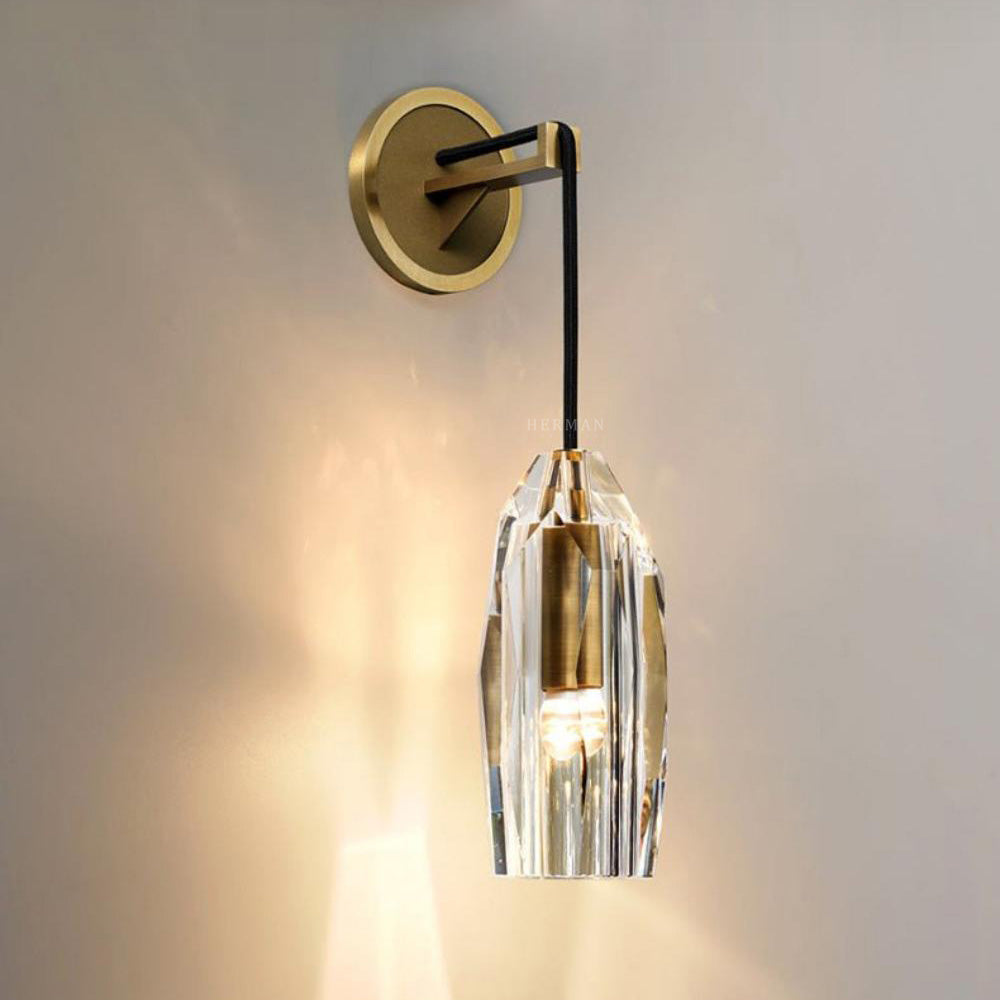 Chapt Crystal Shade Wall Sconce