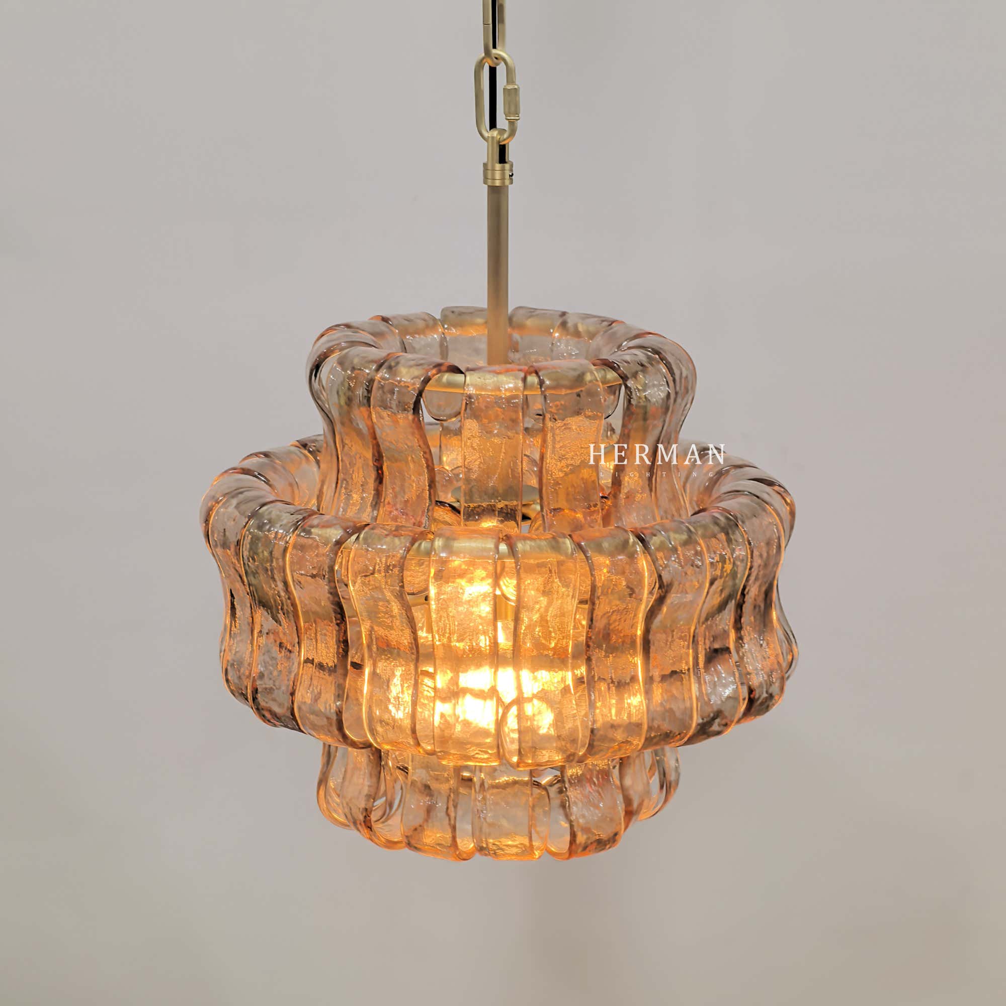Amor Ghiaccio Glass Pendant Light
