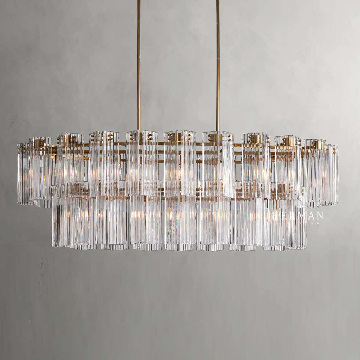 Delsie Oval 63" Chandelier