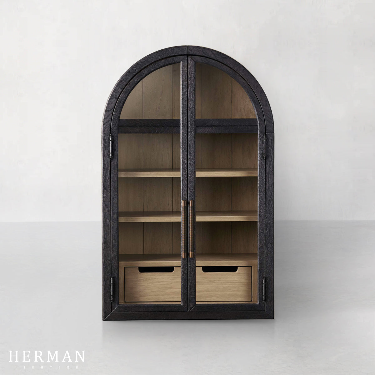 Hattie Wall Mounted Cabinet in Oak 24"W